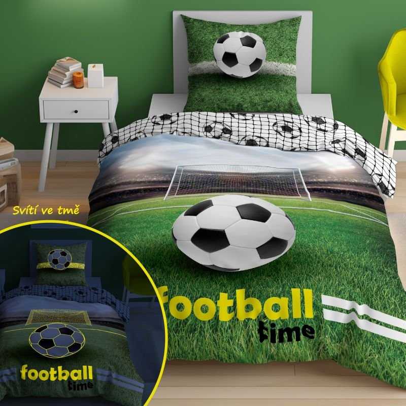 Svítící povlečení Fotbal time