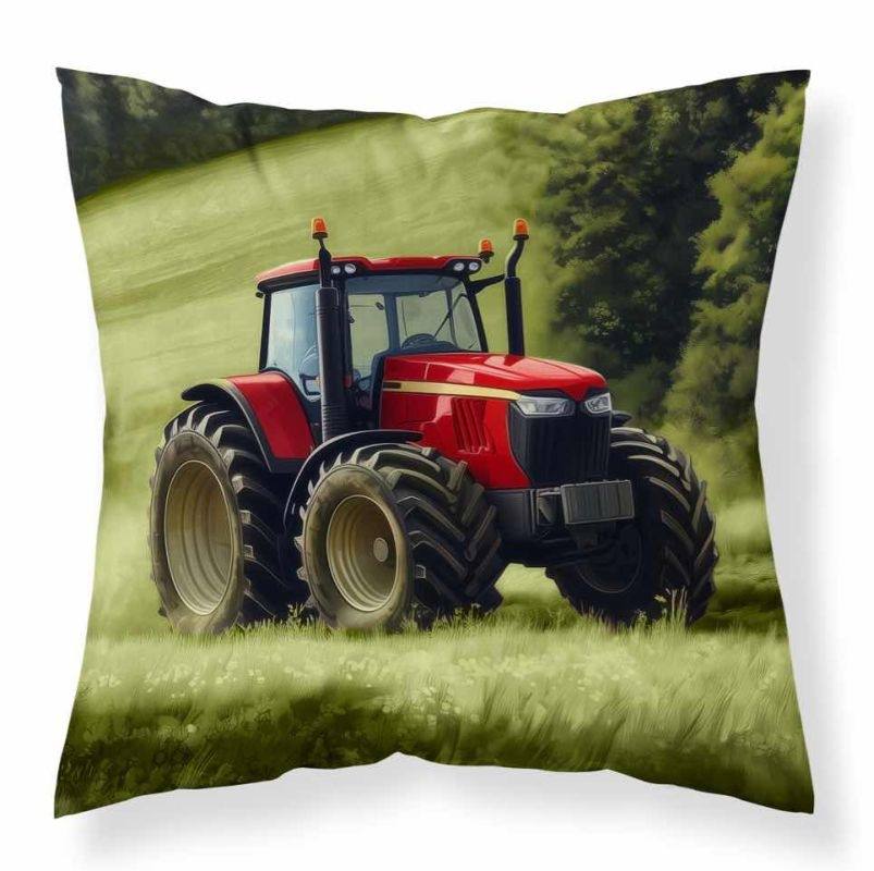 Povlak na polštářek Traktor červený micro 40x40