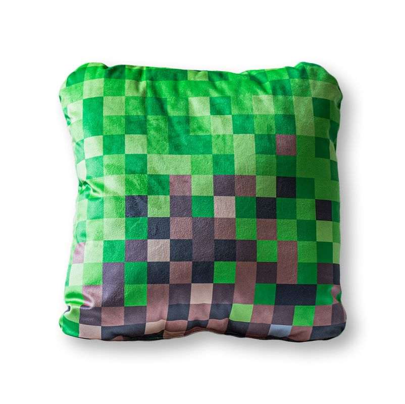 Tvarovaný plyšový polštářek Kostičky