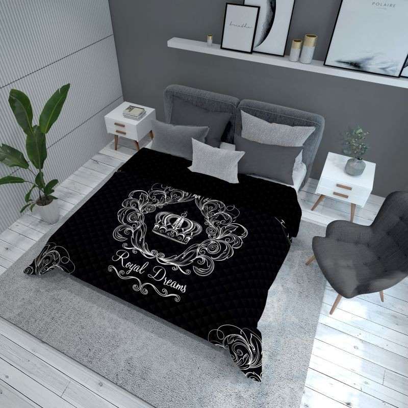 Přehoz na postel Royal Dreams black 220/240