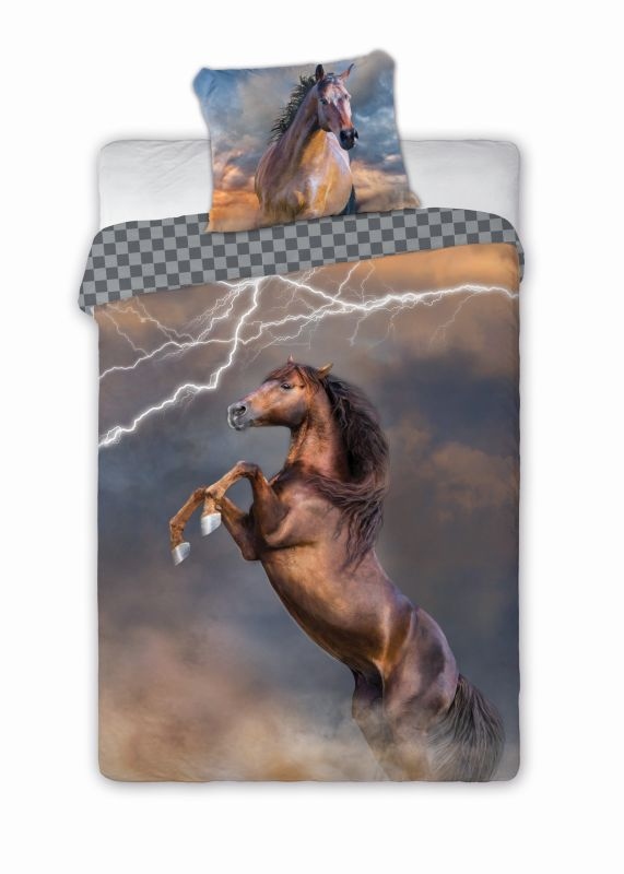 Povlečení Kůň brown