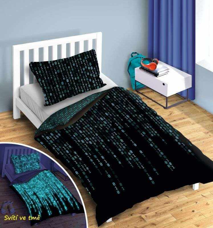Svítící Povlečení Matrix 140/200, 70/90