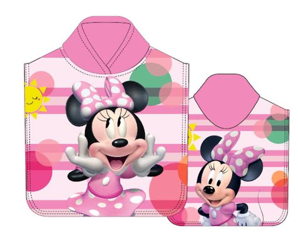 Plážové pončo Minnie stripe