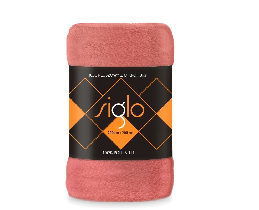 Plyšová deka starorůžová super soft 220/200