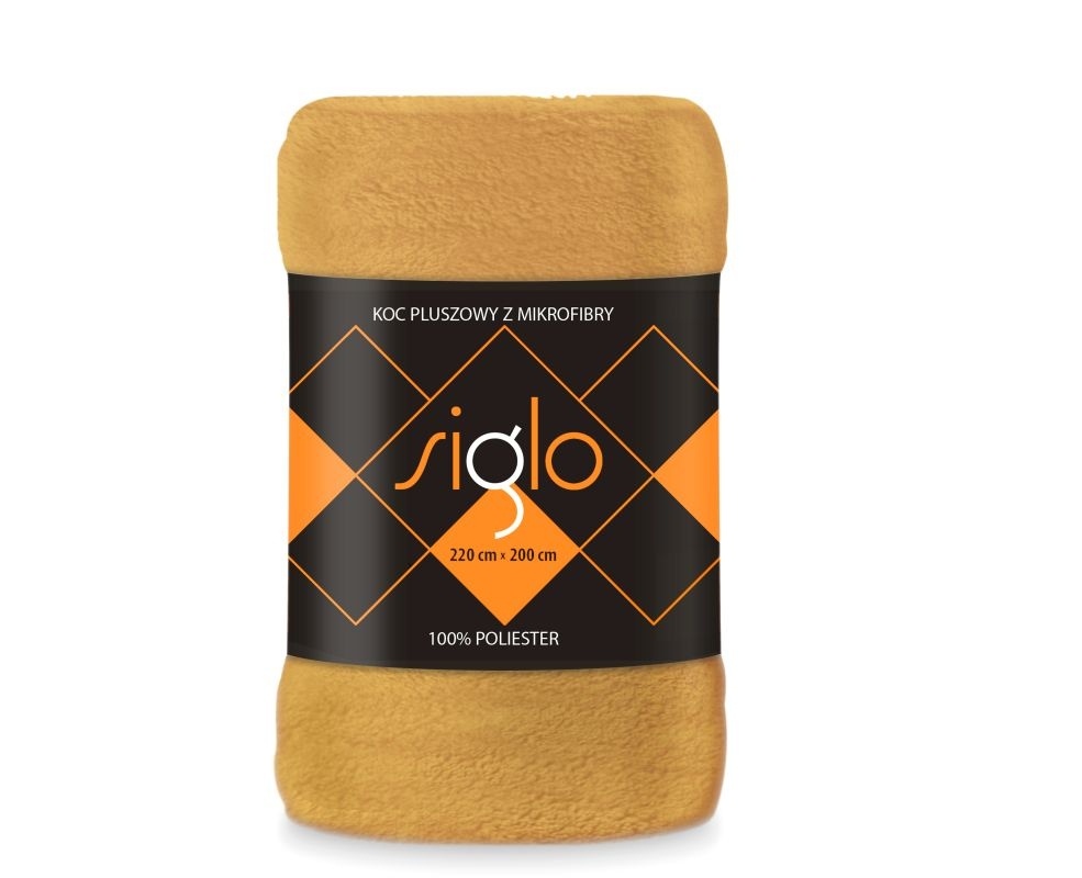 Plyšová deka medová super soft 220/200