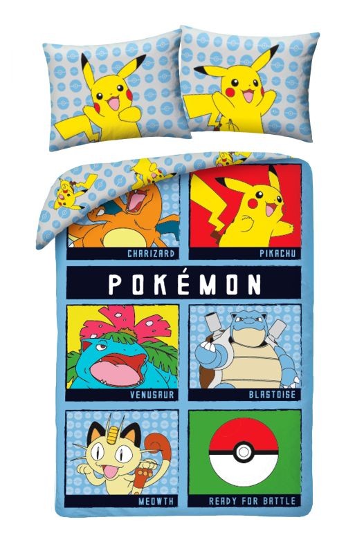 Povlečení Pokémon portrét 140/200, 70/90