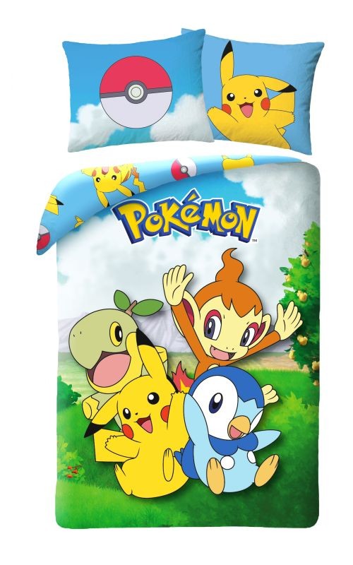 Povlečení Pokémon zahrada 140/200, 70/90