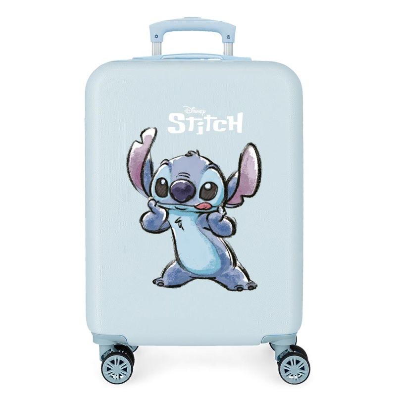 ABS Cestovní kufr Lilo and Stitch Face 55 cm