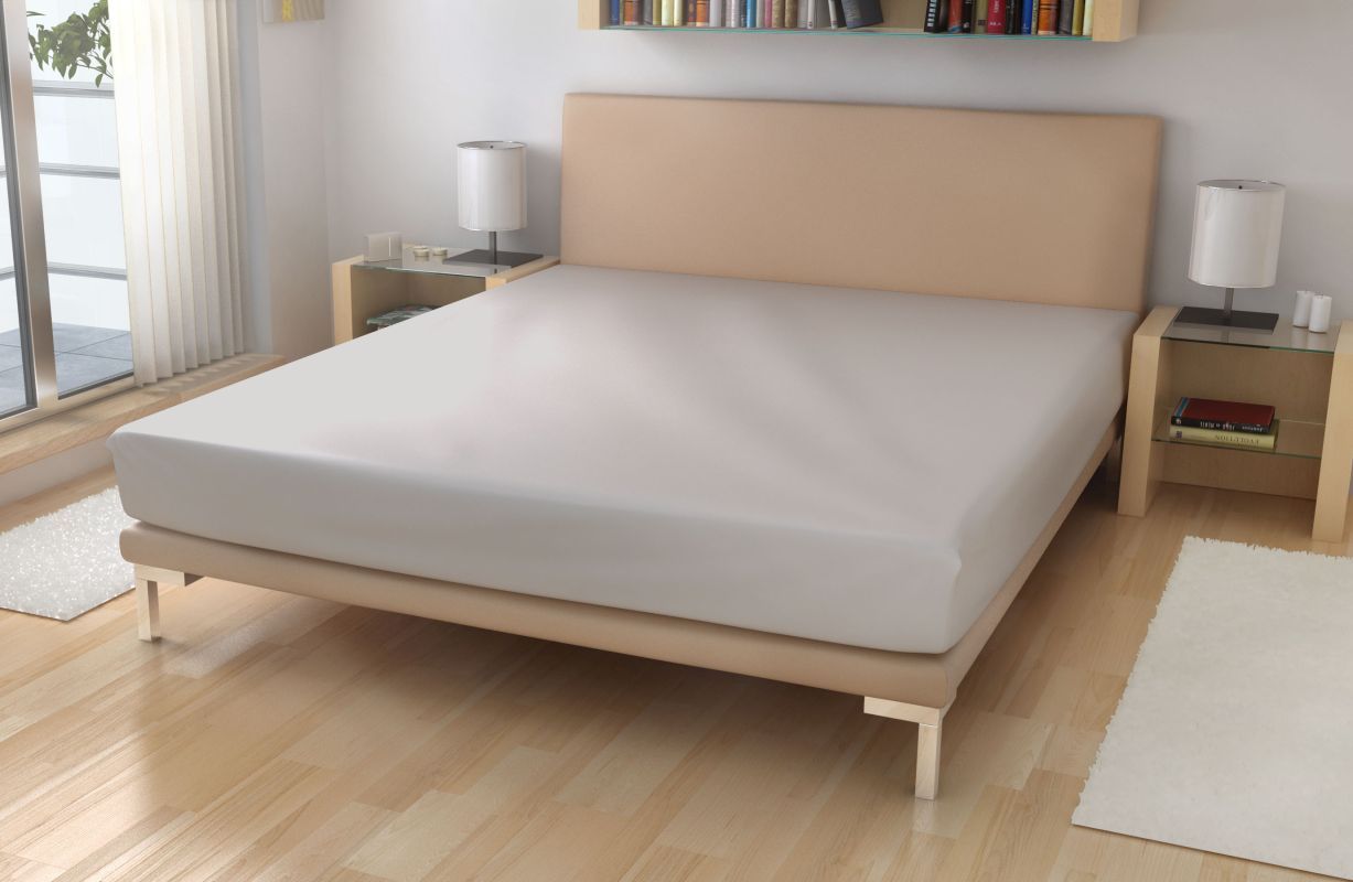EXKLUSIVE Mikroplyšové prostěradlo Šedé 180/200