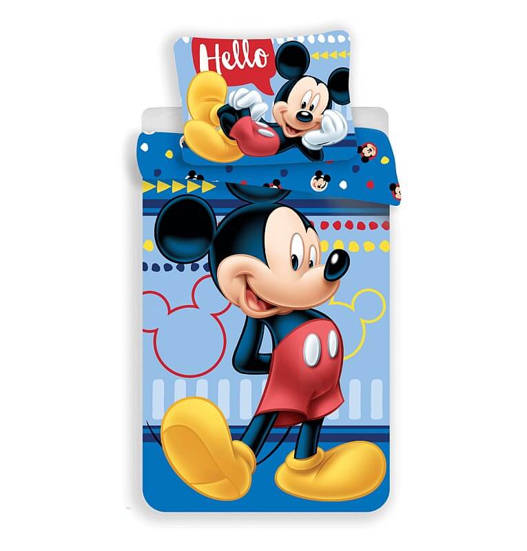 Povlečení Mickey Hello 140x200