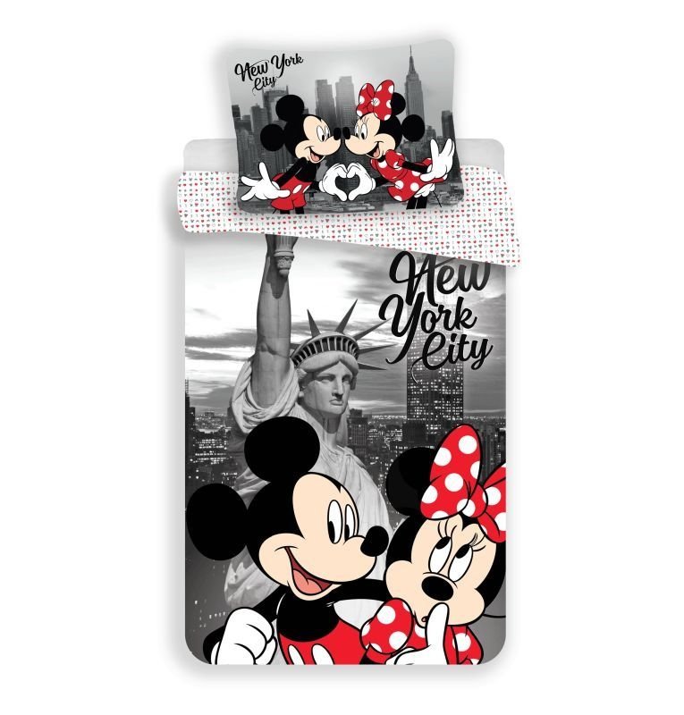 MICRO Povlečení Mickey a Minnie v New Yorku 02