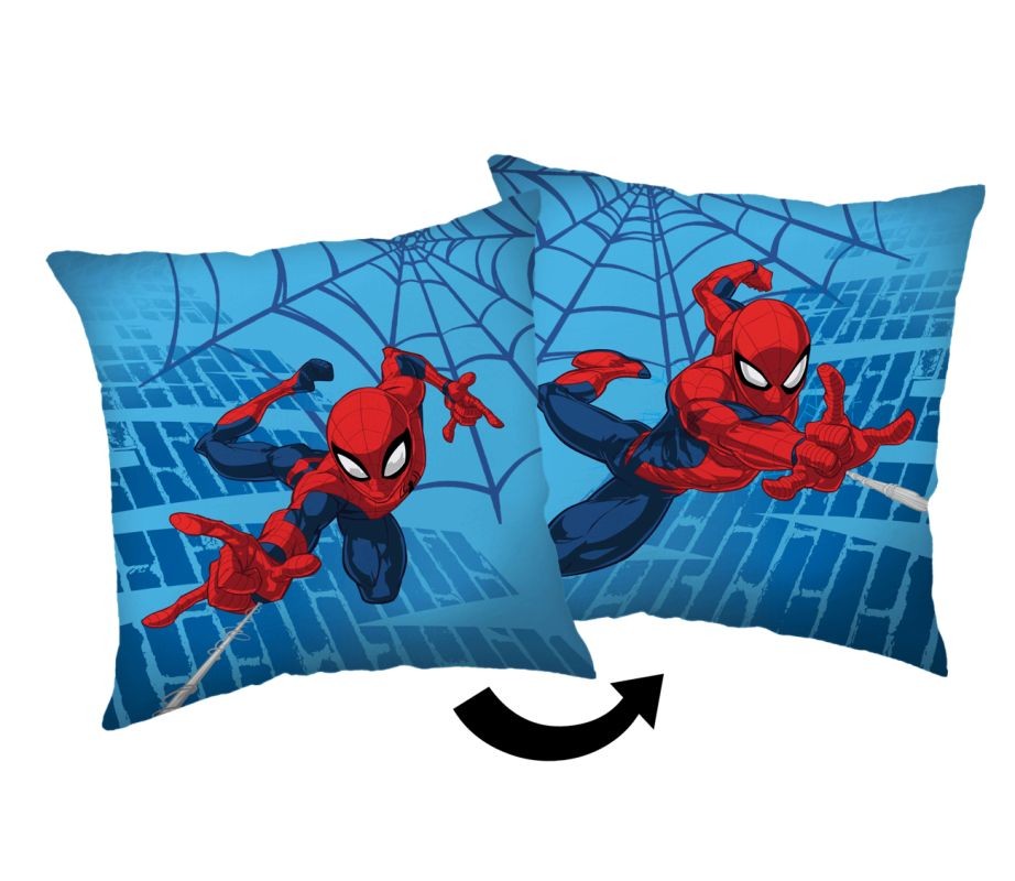 Plyšový povlak na polštářek Spiderman Blue 05 40/40