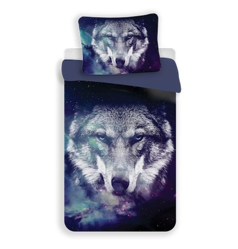 MICRO 3D Povlečení Blue Wolf