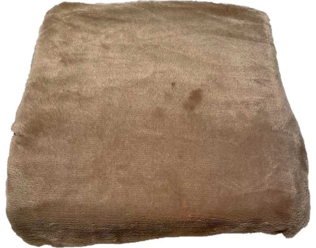 Mikroplyšové prostěradlo pískově hnědá 90/200