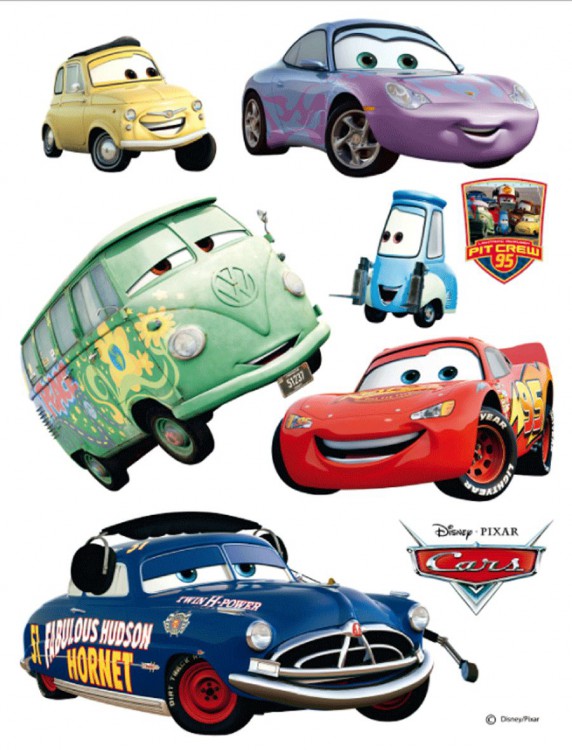 Maxi nálepka Cars a kamarádi