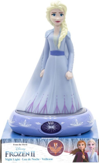 Noční stolní LED lampička Ledové Království Elsa 3D figurka