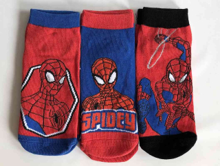 Kotníčkové ponožky Spiderman 3 páry vel. 31-34