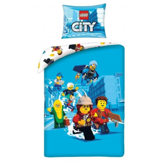 Povlečení Lego City blue