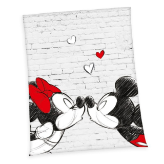 Plyšová Deka Mickey a Minnie