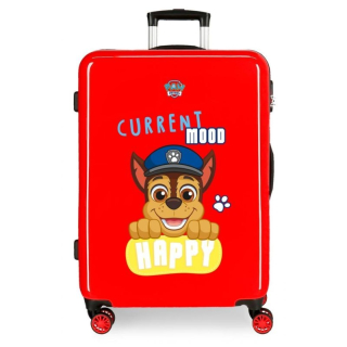 ABS Cestovní kufr Paw Patrol Playful red 68 cm