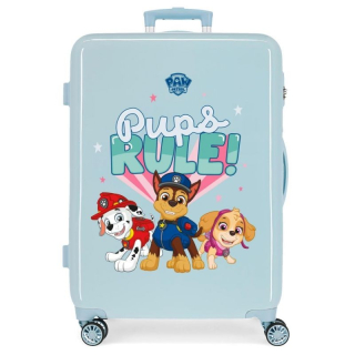 ABS Cestovní kufr Paw Patrol Pups rule 68 cm
