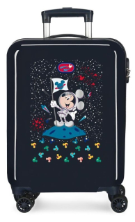 ABS Cestovní kufr Mickey On the Moon 55 cm