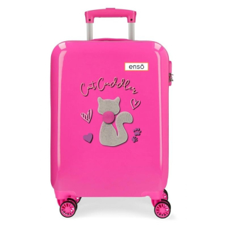 ABS Cestovní kufr Enso Cat Cuddler 55 cm