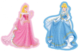 2 pěnové figurky Princezny