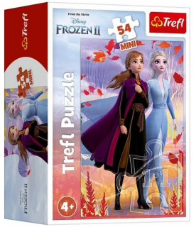 Puzzle Ledové království Anna a Elsa Leaves 54 dílků