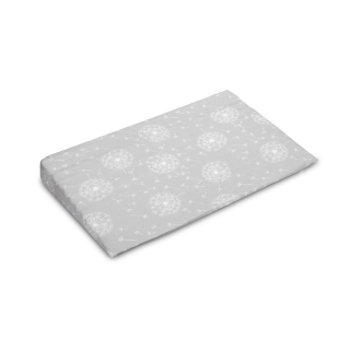 Povlak na kojenecký polštář KLÍN pampelišky šedé 59x37 cm